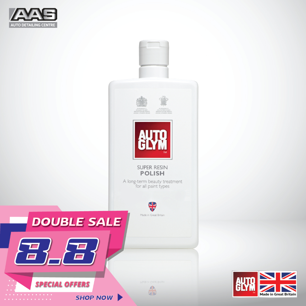 Autoglym Super Resin Polish  น้ำยาขัดเคลือบเงา, ปกป้องสีรถยนต์ 500 มล.