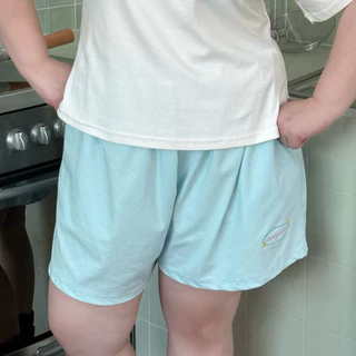 Cuddly Short กางเกงขาสั้นผ้ายืดปัก wendystore19