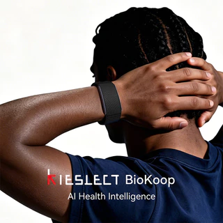 (NewArrival) KIESLECT BioKoop Smart Health Tracker สายรัดข้อมือติดตามสุขภาพ ตรวจสุขภาพ 24 ชม. ใช้งานได้ 10 วัน -1Y