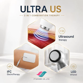 ULTRA US อัลตร้าซาวด์คอมบาย IFC LED Infrared คลายลึกเรื้อรัง นักกีฬา กายภาพบำบัด ข้อต่อ กล้ามเนื้อ