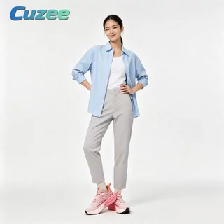CUZEE รองเท้าวิ่งน้ำหนักเบา ระบายอากาศได้ดี ไม่ลื่น รองเท้าผ้าใบสำหรับการฝึกซ้อมกีฬา