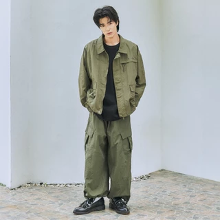 RUMb - กางเกงขายาว คาร์โก้ รุ่น FUKURAMU CARGO NYLON - Col. REBORN