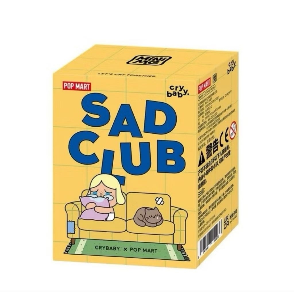 [ระบุตัว] POPMART CRYBABY SAD CLUB Series ของแท้ 100%