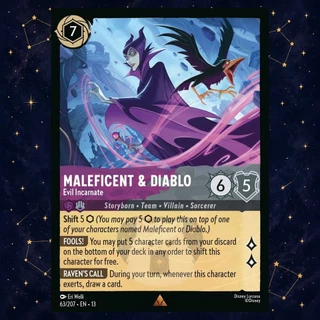 Lorcana [Set 13] Common/Uncommon/Rare Amethyst สีม่วง | Attack of the Vine! (Eng) Single Card แยกใบ