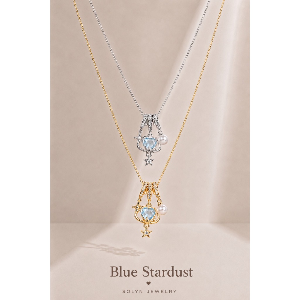 Solyn Jewelry สร้อยคอ รุ่น Blue Stardust