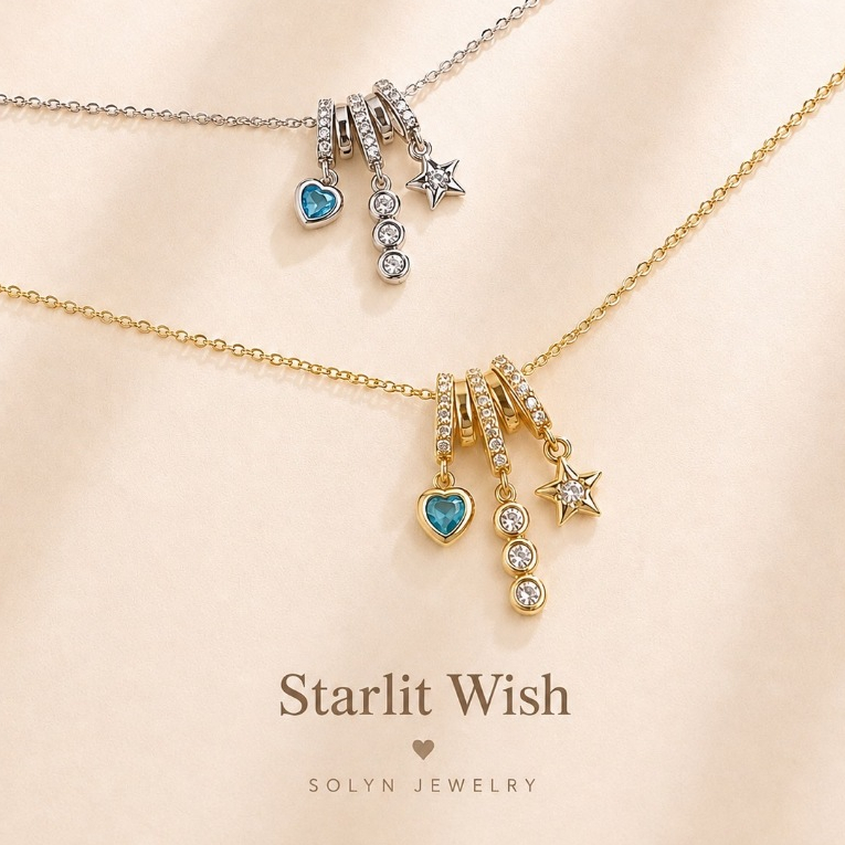 Solyn Jewelry สร้อยคอ รุ่น Starlit Wish