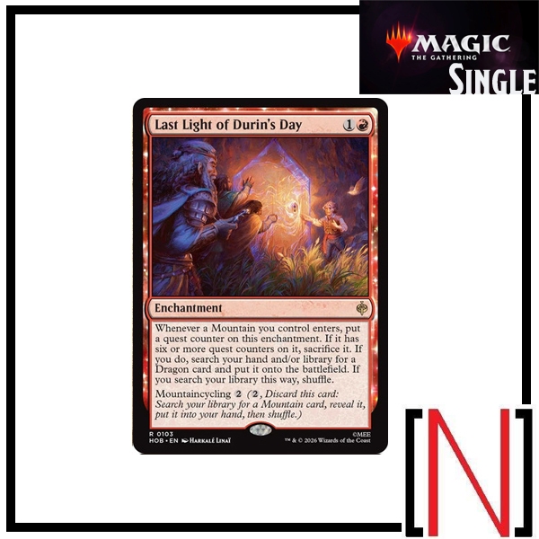 [MTG][Single][HOB] Last Light of Durin's Day ระดับ Rare [ภาษาอังกฤษ]