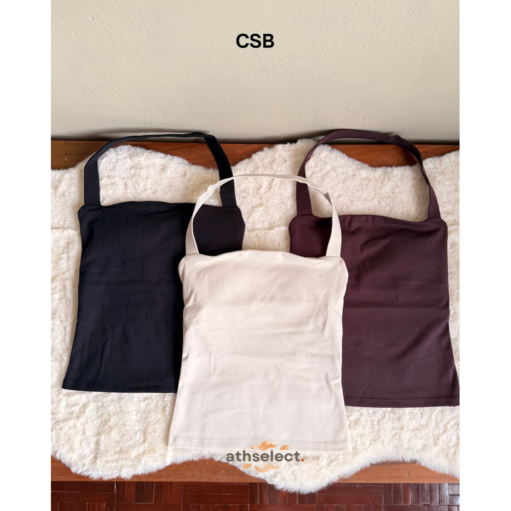 CSB Serenity Halle Tank สี เสื้อกล้ามคล้องคอ มีฟองน้ำออกกำลังกายผู้หญิง