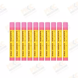 SAKURA สีชอล์คอุตสาหกรรม สีชอล์คเดี่ยว LP มีหลายสี (10แท่ง/กล่อง)