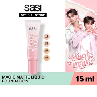[ใหม่] sasi เมจิก แมท ลิควิด ฟาวน์เดชั่น Magic Matte Liquid Foundation 15 ml