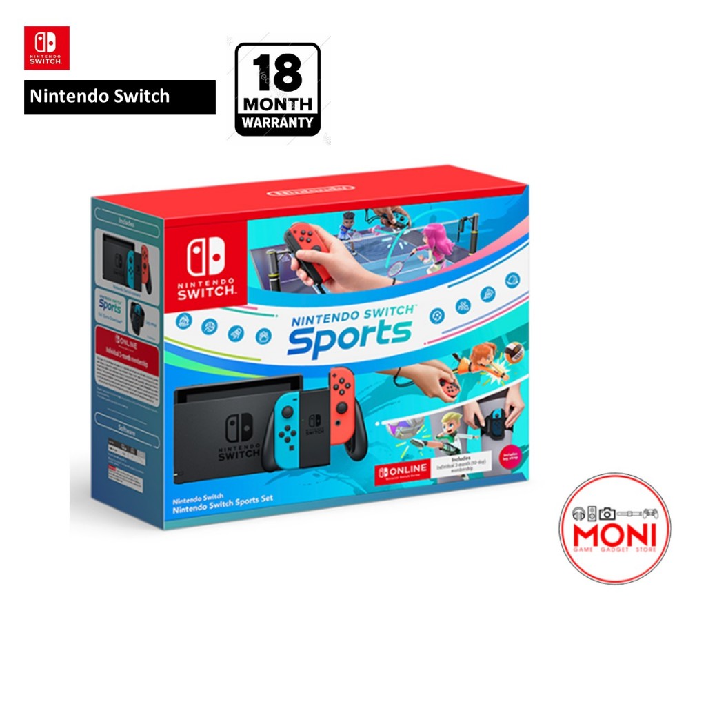 Nintendo Switch Console Bundle Nintendo Switch Sports เครื่องเล่นแบบไฮบริค ประกันศูนย์ไทย 18 เดือน