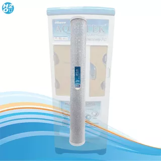 ไส้กรองตู้น้ำหยอดเหรียญ ไส้กรองคาร์บอน Carbon Block CTO ขนาด 2.5 x 20 นิ้ว ยี่ห้อ iFresh Hydromax Unipure AQUATEK