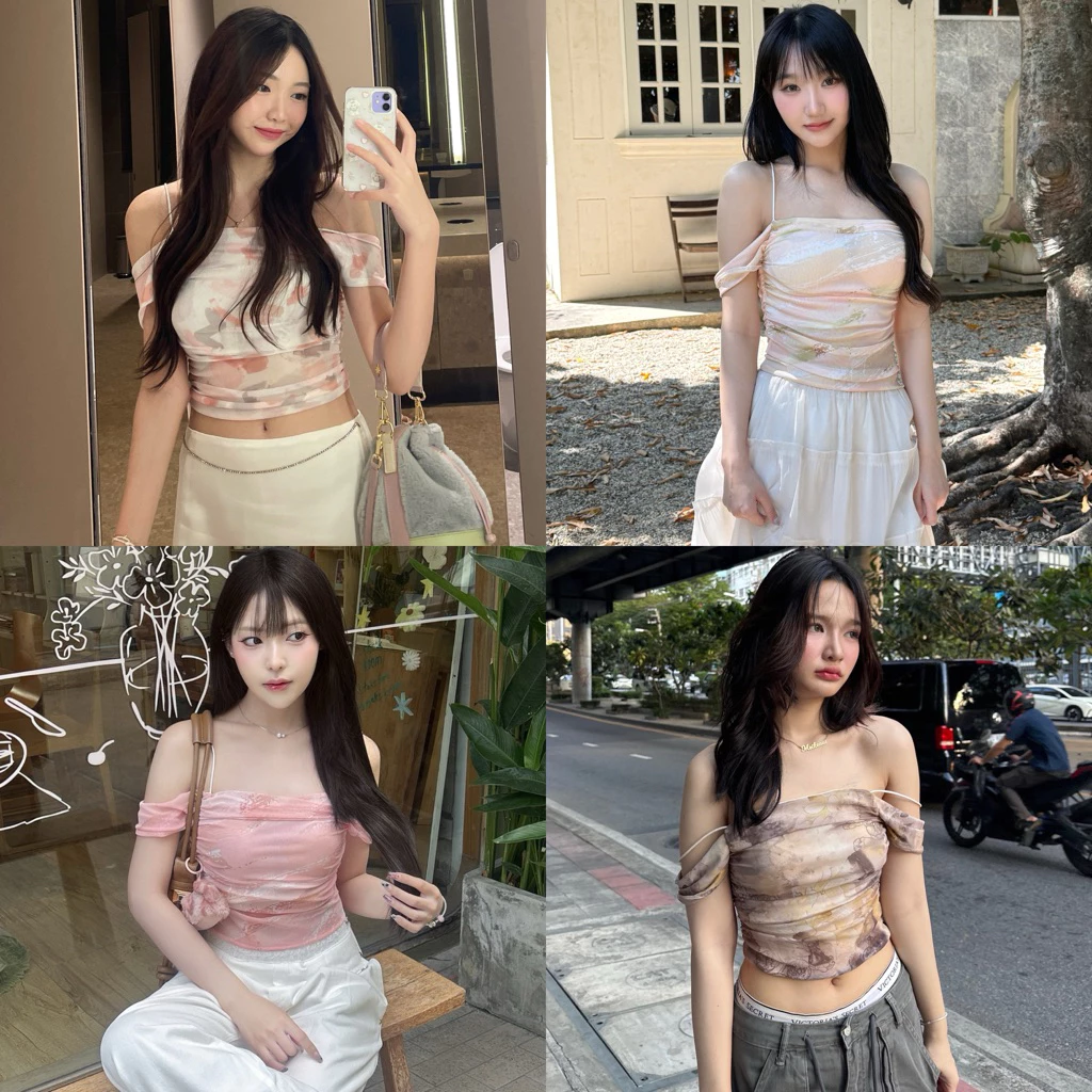 𝘚𝘶𝘯.𝘵𝘶𝘳𝘥𝘢𝘺 เสื้อเปิดไหล่ fairon