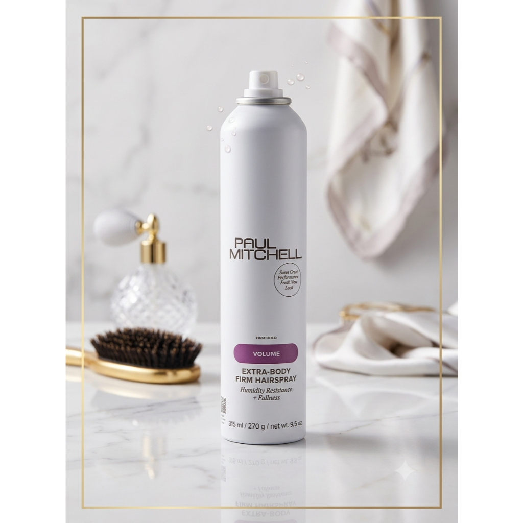 PAUL MITCHELL EXTRA BODY FIRM FINISHING SPRAY 315 ML.สเปรย์ฝุ่นจัดแต่งทรงผมชนิดอยู่ทรงเป็นพิเศษ