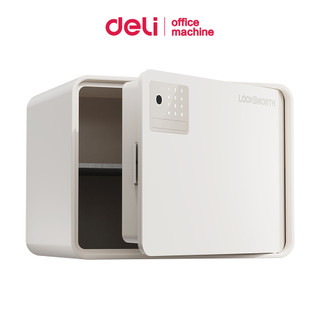 Deli ตู้เซฟ ตู้นิรภัย WIFI ควบคุมผ่านมือถือได้ สแกนนิ้วมือ รหัสผ่าน กุญแจ มีช่องชาร์จType C Safe Box