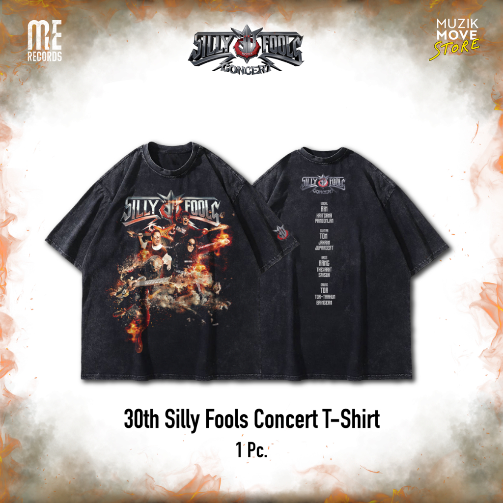 30th Silly Fools Concert T-Shirt แขนสั้น