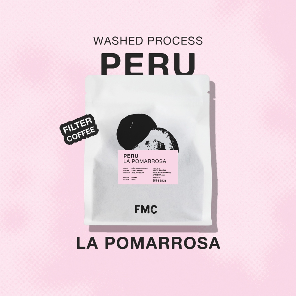 Feast Monday Coffee - เมล็ดกาแฟคั่วอ่อน Peru La Pomarrosa (Light Roast) Washed