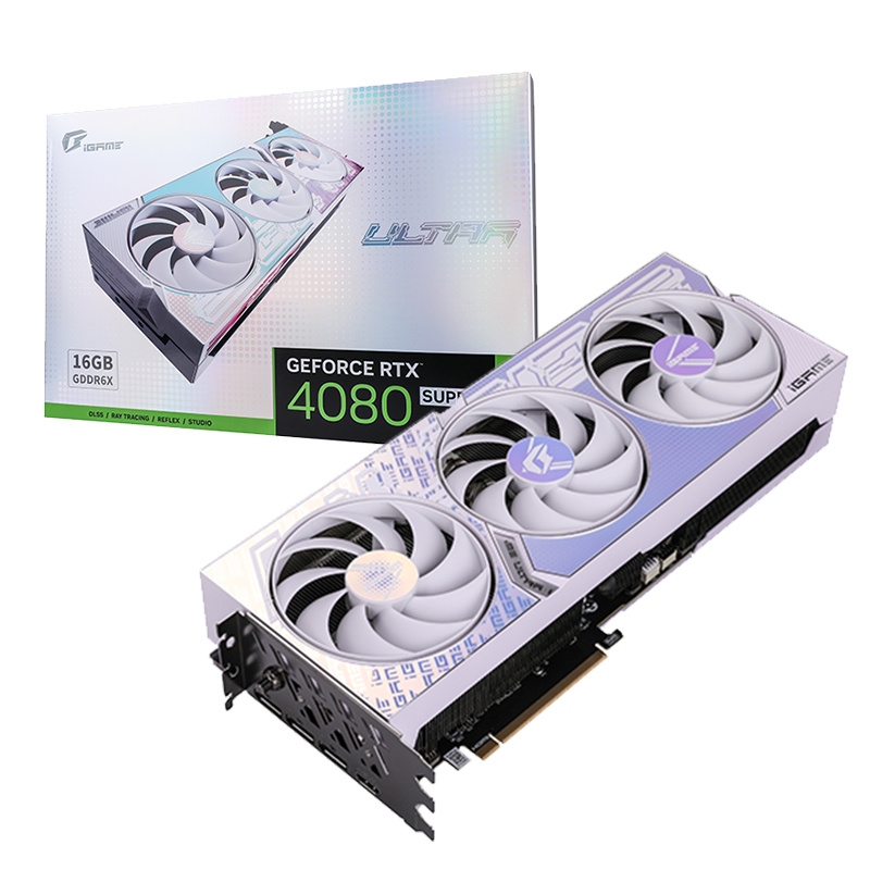 การ์ดจอ 4080SUPER COLORFUL IGAME GEFORCE RTX 4080SUPER 16GB Ultra W OC-V มือสอง มีประกัน
