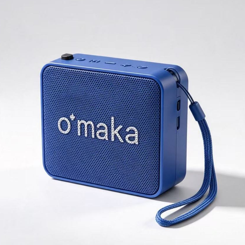 ลำโพงบลูทูธ รุ่นomaka-go2 ขนาดเล็ก เบสหนัก กำน้ำ พกพาสะดวกใช้งานง่าย ใช้ได้หลายฟังชันก์