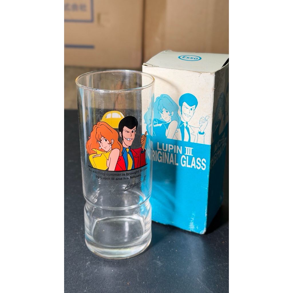 แก้วทรงสูง Esso X Lupin III Glass