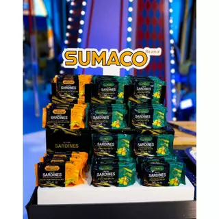 [จำกัด1ชิ้น/ออเดอร์] [ยกลัง 50 กระป๋อง] SUMACO ปลาซาร์ดีนในน้ำมันมะกอกOliveoil เกรดพรีเมียม 125 กรัม