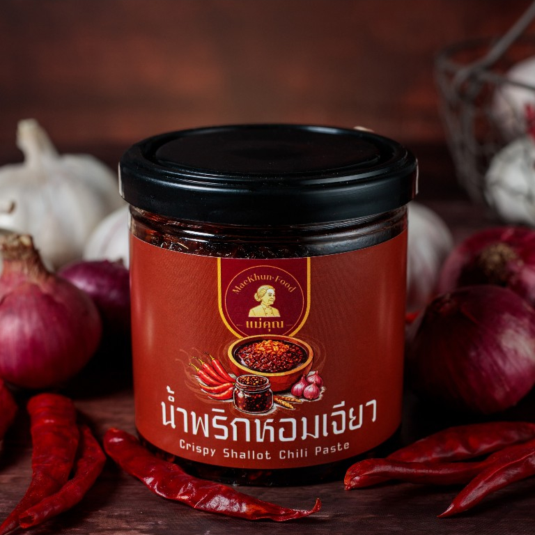 น้ำพริกหอมเจียว ตราแม่คุณ น้ำพริกแม่คุณ Crispy Shallot Chilli Paste