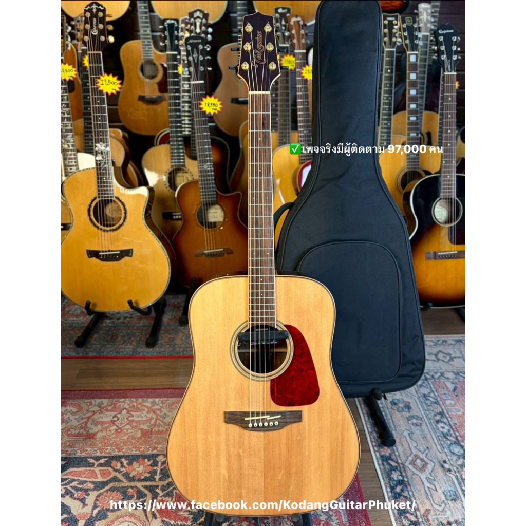 กีต้าร์โปร่งไฟฟ้ามือสอง Takamine รุ่น GD-93 ( พร้อมกระเป๋า )