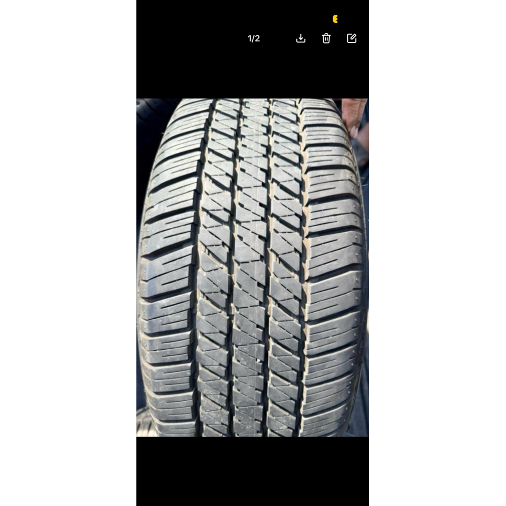 ยางถอดป้ายแดง 265/60/18 Bridgestone HT684 110H ปี25 ราคาต่อเส้น