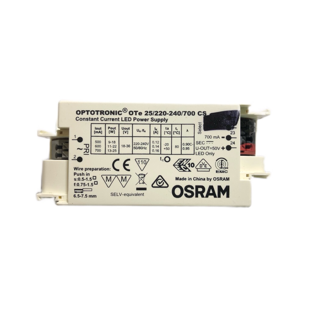 Osram Optotronic OT FIT 25/220-240/700CS Constant current LED power supply