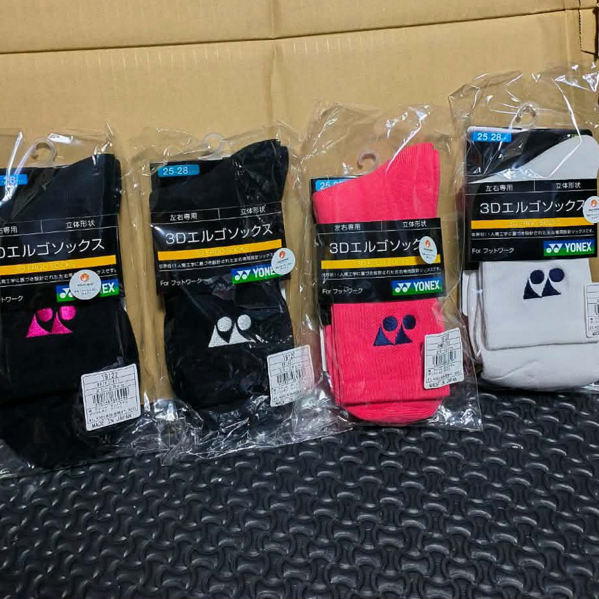 ถุงเท้า YONEX JP 19122 ของแท้มีขายเฉพาะที่ญี่ปุ่นใช้จนลืมไม่หย่อนไม่ยานเลย