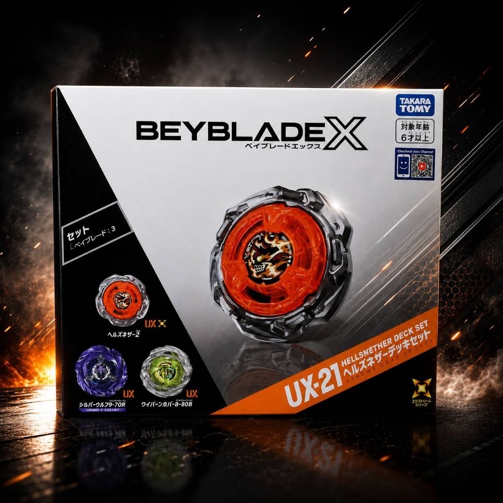 Beyblade x UX-21 Hellsnether Deck Set