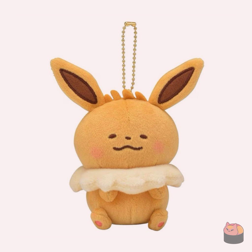 Eevee Yurutto Kanahei Sealed Mascot Plush Keychain Pokemon Center Authentic