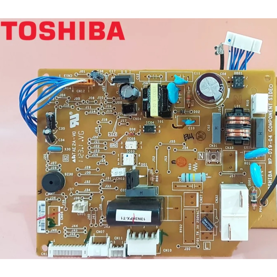 TOSHIBA/อะไหล่แท้/เมนบอร์ดคอล์ยเย็นแอร์โตชิบา/43T6V400/รุ่นที่ใช้งาน  RAS-13G2KPS-T