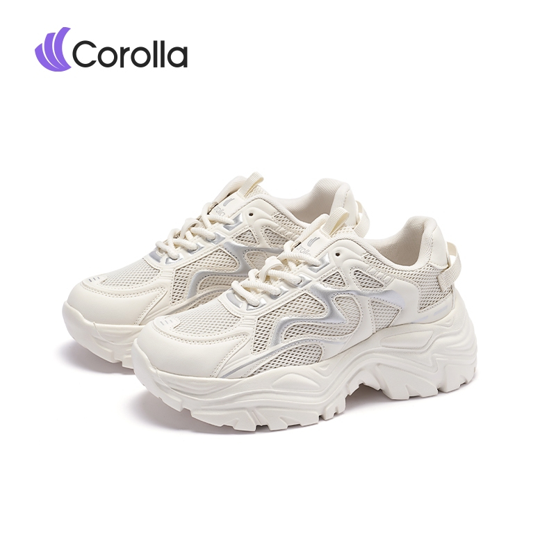 7.9 Corolla ELEVATE รองเท้าผ้าใบผู้หญิง Dad Shoes พื้นหนา ใส
