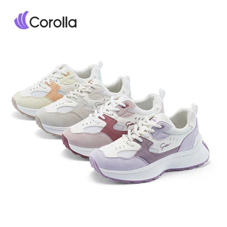 Corolla Colorblock Shoes รองเท้าผ้าใบผู้หญิง ใส่ออกกำลังกายได้ กันลื่น ทรงเสริมส้น ระบายอากาศได้ดี แนะนำเผื่อ 1 ไซส์