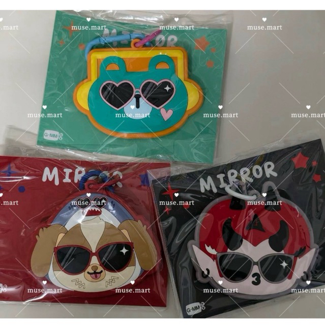 (พร้อมส่ง) GMMTV FANDOM CHARACTER MIRROR KEYCHAIN