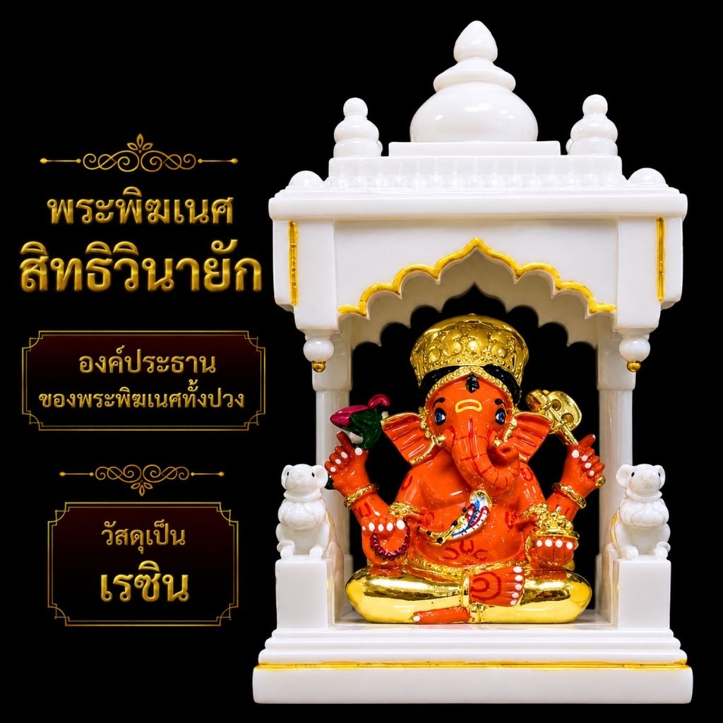 องค์สิทธิวินายัก+เทวาลัยขาว