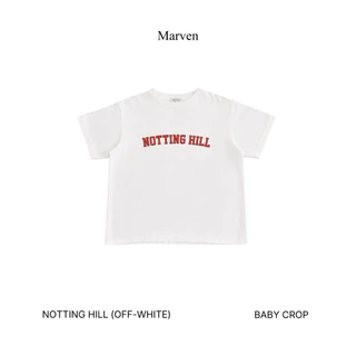 Marvenapparel - Notting Hill (Unisex) เสื้อยืดสกรีนลายทรง Baby crop / Oversized