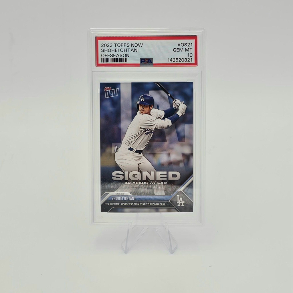 2023 TOPPS NOW SHOHEI OHTANI OFFSEASON PSA10