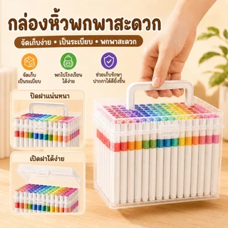 KiKi ปากกาอะคริลิค 24/60/120 สี Acrylic Marker กันน้ำ แห้งไว เขียนได้ทุกพื้นผิว สำหรับวาดรูป DIY