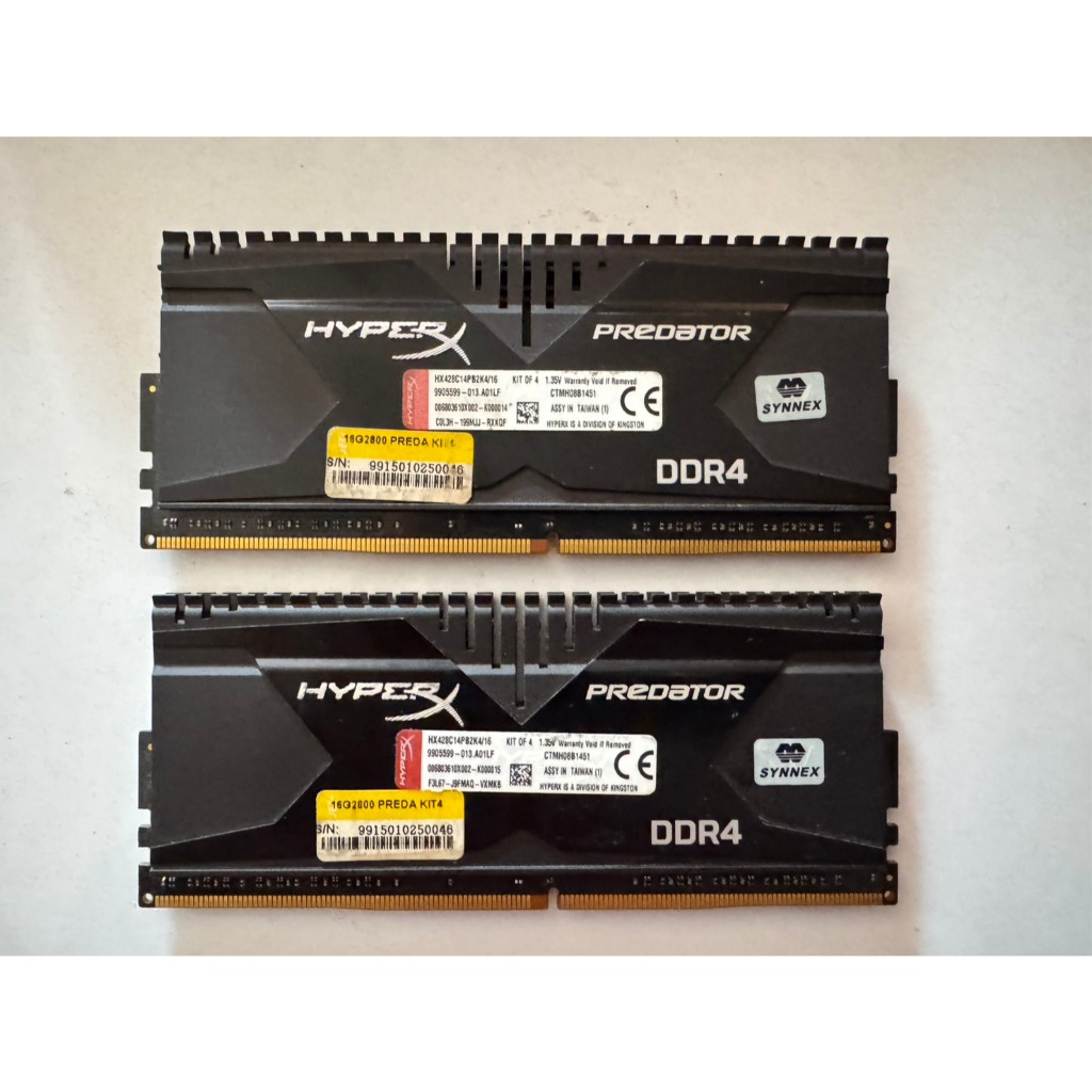 แรม Kingston Hyperx Predator DDR4 4x2  8GB  บัส 2800