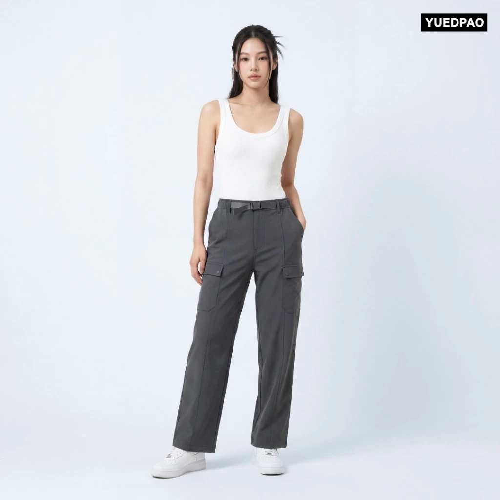 Yuedpao Smooth Stretch Long Cargo Pants กางเกงคาร์โก้ขายาว กางเกงเดินป่า แคมป์ปิ้ง ผ้าหนาทรงสวย ยับยากรีดง่าย thumbnail 6