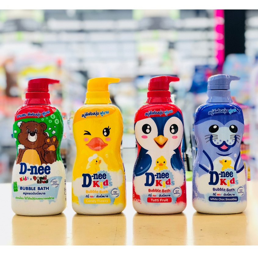 D-nee Kids BUBBLE BATH (350 ml.) ดีนี่ คิดส์ บับเบิ้ลบาธ มี 4 สูตร