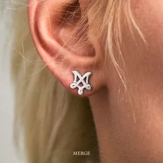 Merge Official - M Logo Earrings (พร้อมส่ง)