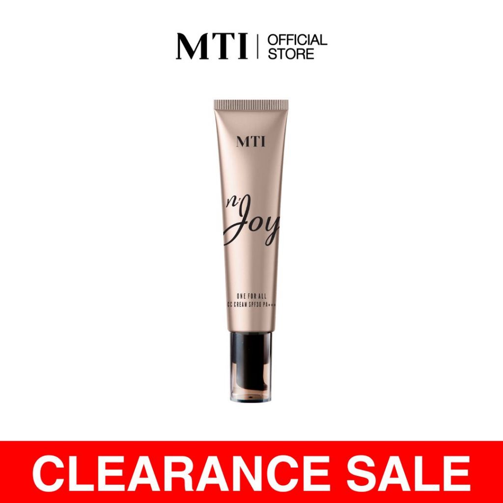 [ สินค้าเคลียร์แรนซ์ ] MTI n'Joy รองพื้นเนื้อ CC ปกปิด พร้อมบำรุง มีกันแดด SPF30 PA+++ ผิวขาว 6CUOJ1-IL ขนาด 35g.