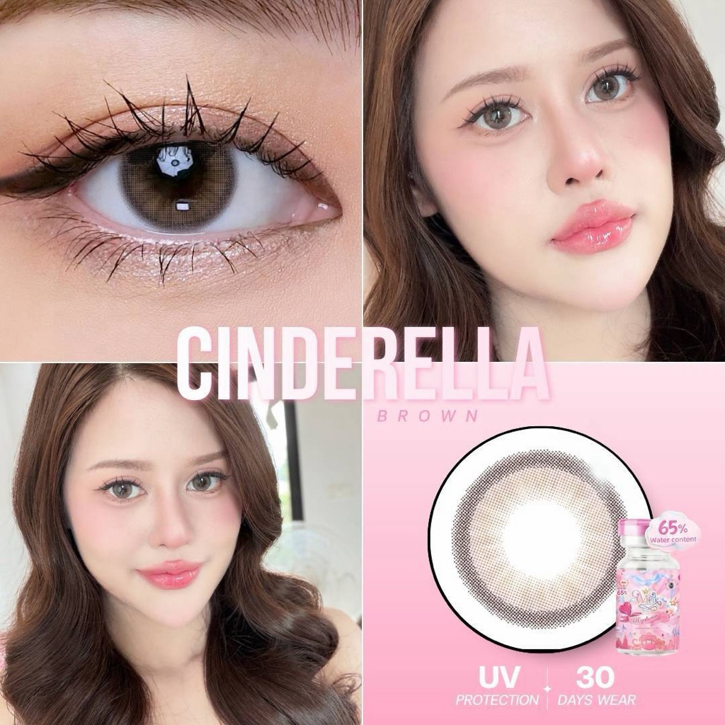 คอนแทคเลนส์ Wink Hyaluron Cinderella mini 14.5