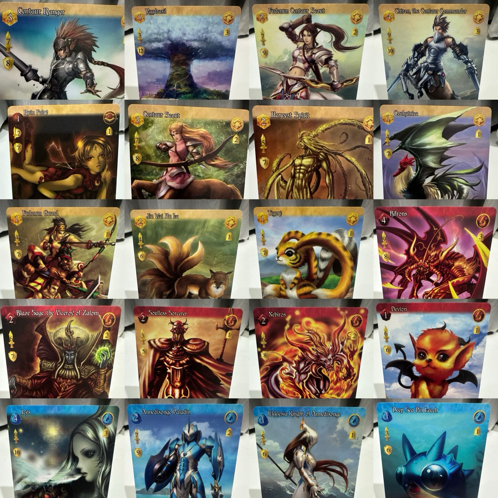Summoner Master New Era ชุด D4K 1-3 ระดับ N-R แยกใบ