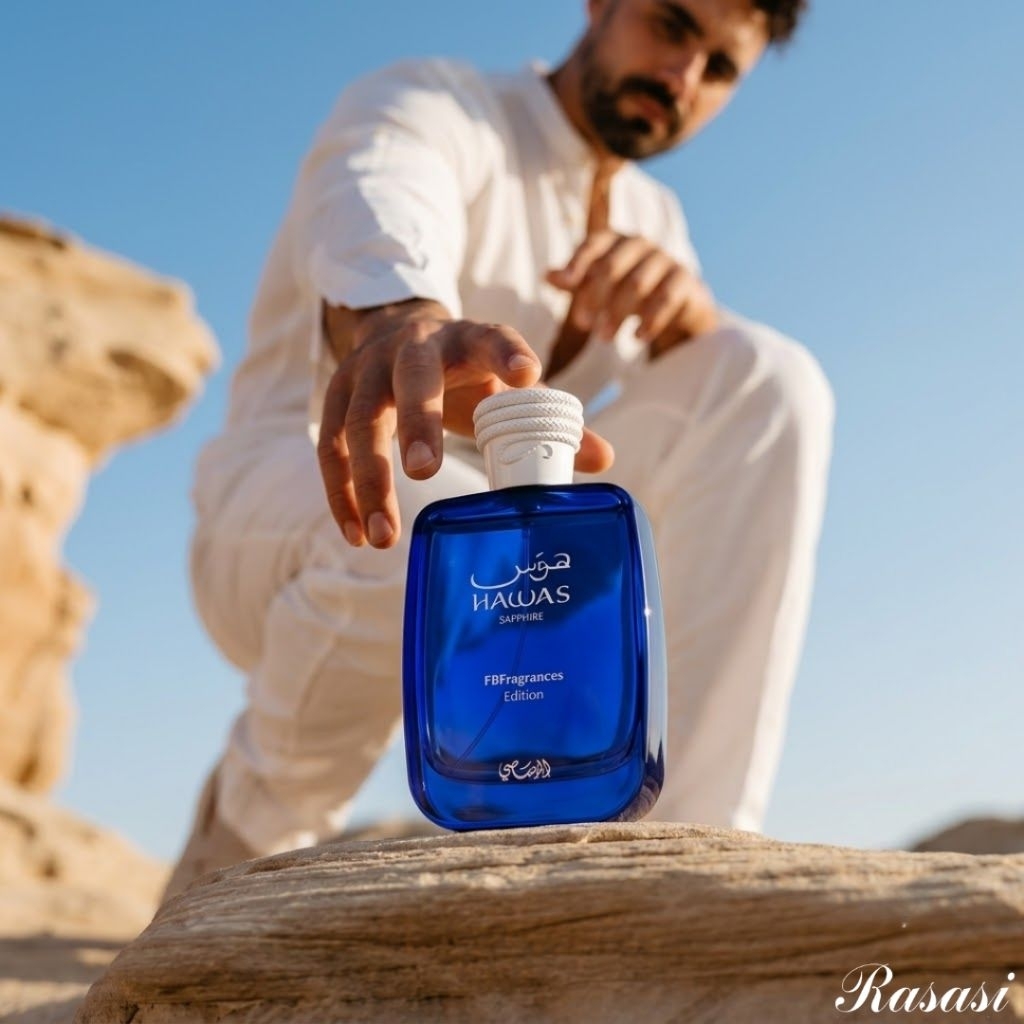 Hawas Sapphire X FBFragrances Edition Eau de Parfum Spray 100ML By Rasasi