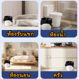 ถุงขยะ ถุงดำ 1แพ็ค มี 4 ม้วน (100ใบ) ถุงขยะ 18×20 24×28 36×45 ถุงไร้กลิ่นแบบม้วน เหนียว ใช้งานง่าย