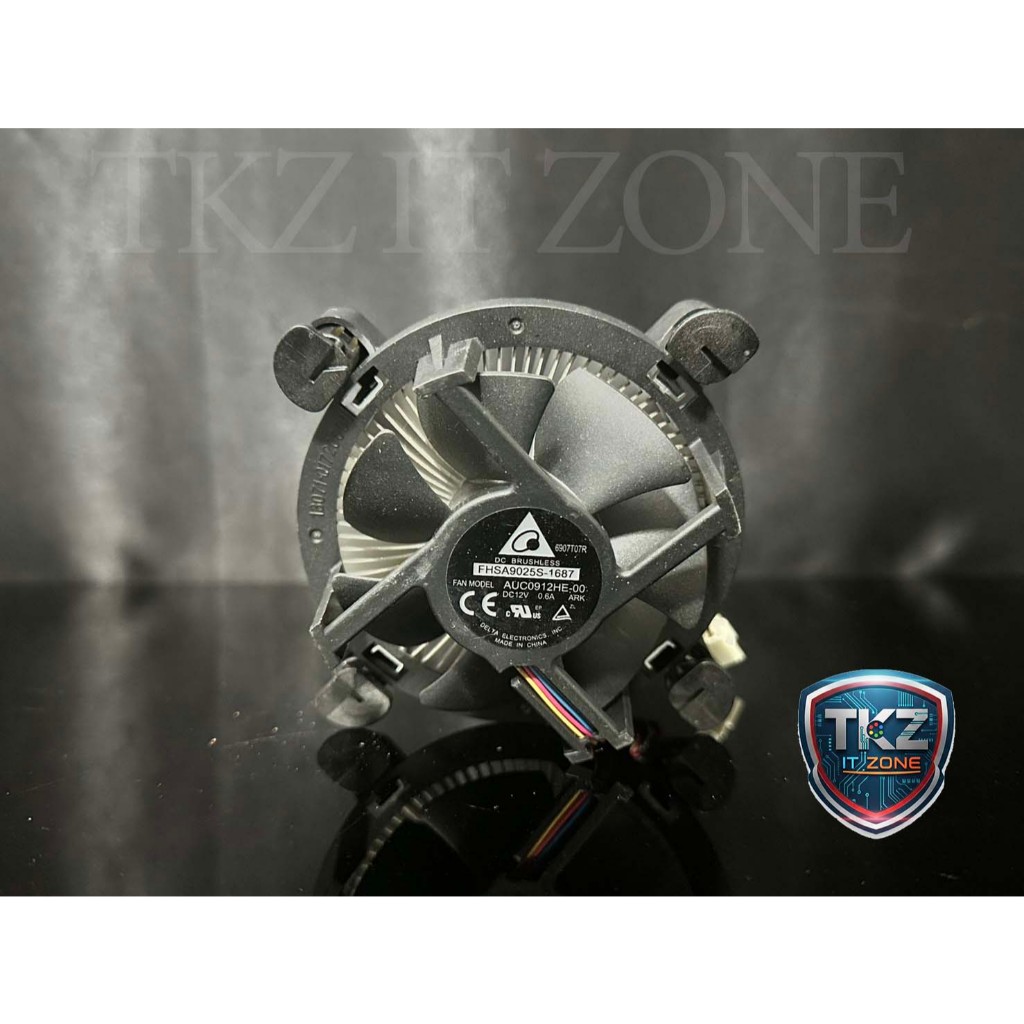 ((ฟรีซิลิโคลน))  ซิงค์พัดลม(CPU FAN COOLING) ซิงค์ลม delta ใช้กับ socket 1156 1155 1150 1151 (มือสอง